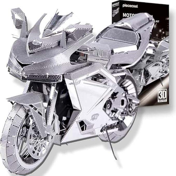 3D METAL MODEL KITS FOR ADULTS - MOTORCYCLE DIY 3D METAL JIGSAW PUZZLE,CHRISTMAS BIRTHDAY GIFTS FOR ADULTS,72PCS - Image 1